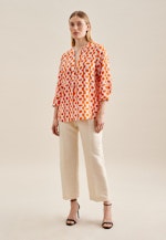 3/4-sleeve Linen Tunic in Orange |  Seidensticker Onlineshop