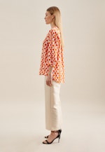 3/4-sleeve Linen Tunic in Orange |  Seidensticker Onlineshop