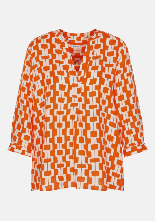 3/4-sleeve Linen Tunic in Orange |  Seidensticker Onlineshop