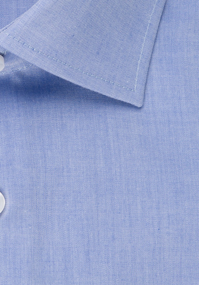 Non-iron Chambray Business Shirt in Regular with Kent-Collar in Medium blue |  Seidensticker Onlineshop