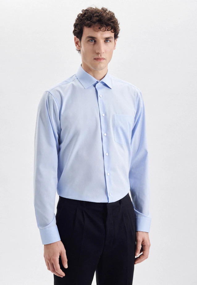 Regular Business Hemd Uni in Hellblau |  Seidensticker Onlineshop