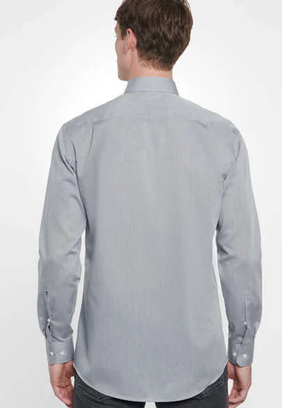 Regular Business Hemd Uni in Grau |  Seidensticker Onlineshop