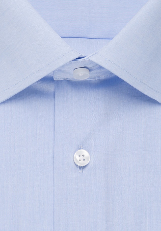 Non-iron Chambray Business Shirt in Regular with Kent-Collar in Light blue |  Seidensticker Onlineshop