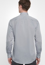 Bügelfreies Chambray Business Hemd in Regular mit Kentkragen in Grau |  Seidensticker Onlineshop