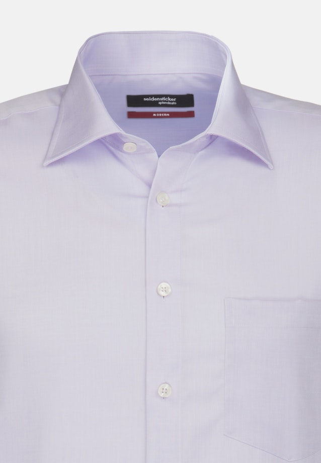 Non-iron Chambray Business Shirt in Regular with Kent-Collar in Purple |  Seidensticker Onlineshop