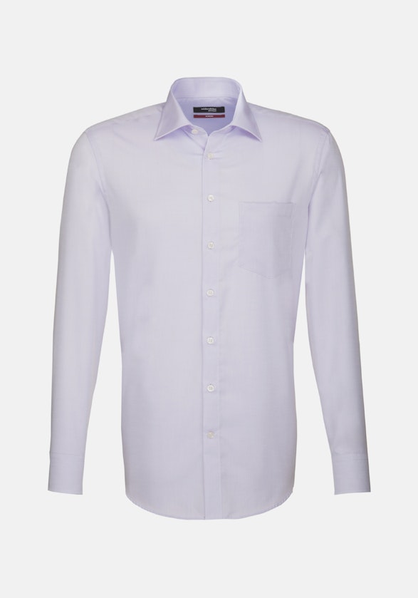 Non-iron Chambray Business Shirt in Regular with Kent-Collar in Purple |  Seidensticker Onlineshop
