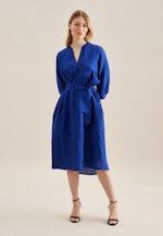 Robe Regular Manchon 3/4 in Bleu Moyen |  Seidensticker Onlineshop