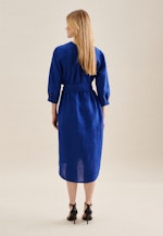 Robe Regular Manchon 3/4 in Bleu Moyen |  Seidensticker Onlineshop