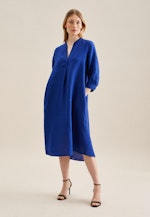 Robe Regular Manchon 3/4 in Bleu Moyen |  Seidensticker Onlineshop