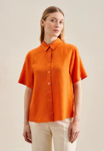Hemdbluse Uni in Orange |  Seidensticker Onlineshop