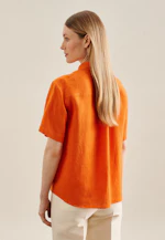 Hemdbluse Uni in Orange |  Seidensticker Onlineshop
