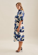 Curvy Robe Regular Manche Courte in Bleu Moyen |  Seidensticker Onlineshop