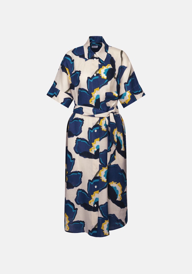 Grande taille Collar Dress in Medium Blue |  Seidensticker Onlineshop