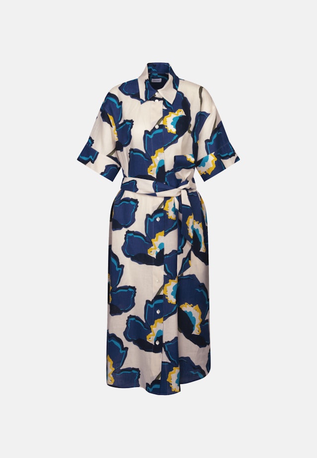 Curvy Robe Regular Manche Courte in Bleu Moyen |  Seidensticker Onlineshop