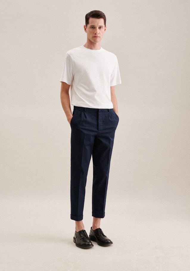 Regular Chino Uni in Dunkelblau | Seidensticker Onlineshop