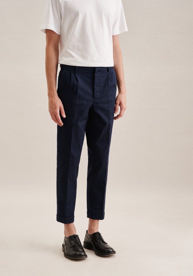 Regular Chino Uni in Dunkelblau | Seidensticker Onlineshop