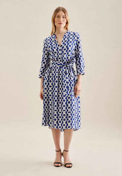 Robe Imprimé in Bleu Moyen |  Seidensticker Onlineshop