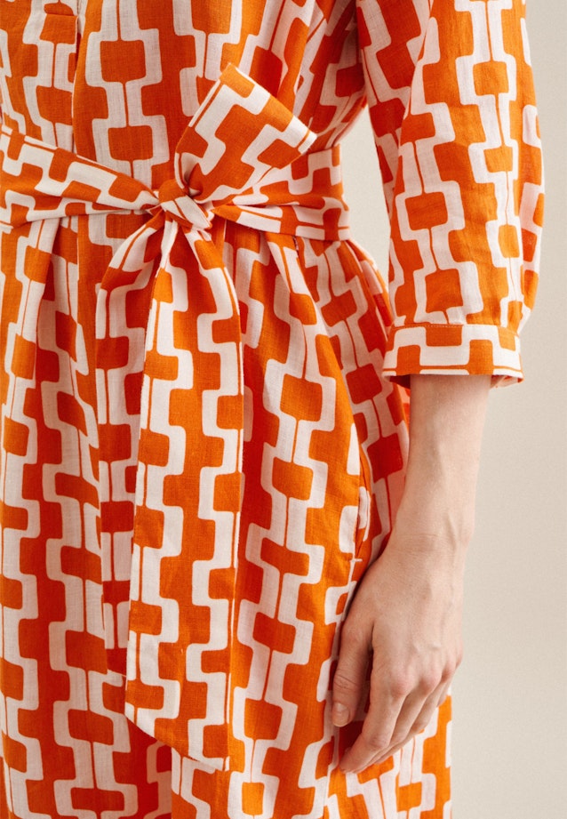 Collar Dress in Orange |  Seidensticker Onlineshop