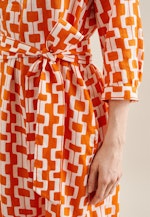 Robe Regular Manchon 3/4 in Orange |  Seidensticker Onlineshop