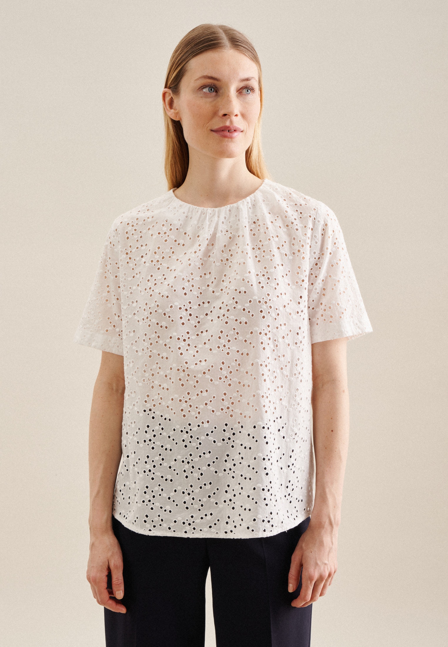 Kurzarm Voile Shirt