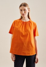 Chemise Voile Manche courte in Orange |  Seidensticker Onlineshop