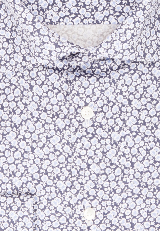 Regular Business Hemd Floral in Dunkelblau |  Seidensticker Onlineshop