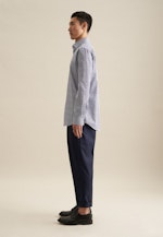 Regular Business Hemd Floral in Dunkelblau |  Seidensticker Onlineshop