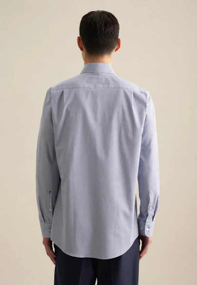 Regular Business Hemd Pepita in Hellblau |  Seidensticker Onlineshop