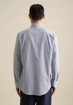 Regular Chemise d'affaires Pepita in Bleu Clair |  Seidensticker Onlineshop