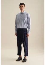 Regular Chemise d'affaires Pepita in Bleu Clair |  Seidensticker Onlineshop