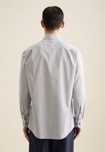 Non-iron Poplin Business Shirt in Regular with Kent-Collar in Medium Blue |  Seidensticker Onlineshop