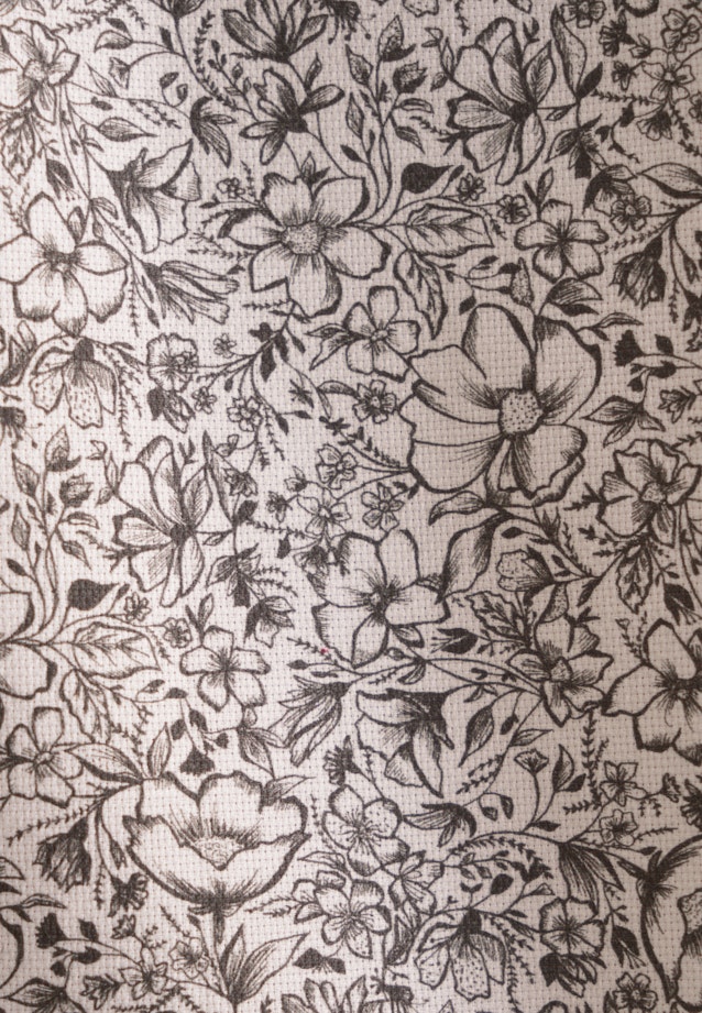 Regular Chemise d'affaires Floral in Gris |  Seidensticker Onlineshop