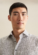 Regular Chemise d'affaires Floral in Gris |  Seidensticker Onlineshop