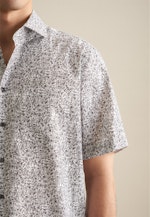 Regular Chemise d'affaires Floral in Gris |  Seidensticker Onlineshop