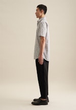 Regular Chemise d'affaires Floral in Gris |  Seidensticker Onlineshop