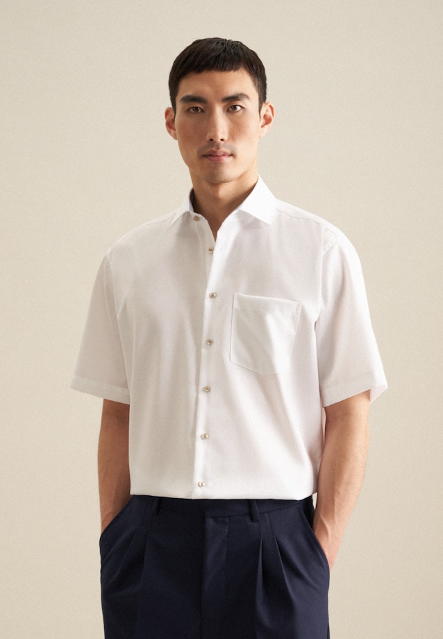 Comfort Business shirt Uni in White |  Seidensticker Onlineshop