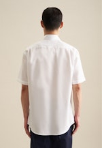 Non-iron Twill Short sleeve Business Shirt in Comfort with Kent-Collar in White |  Seidensticker Onlineshop