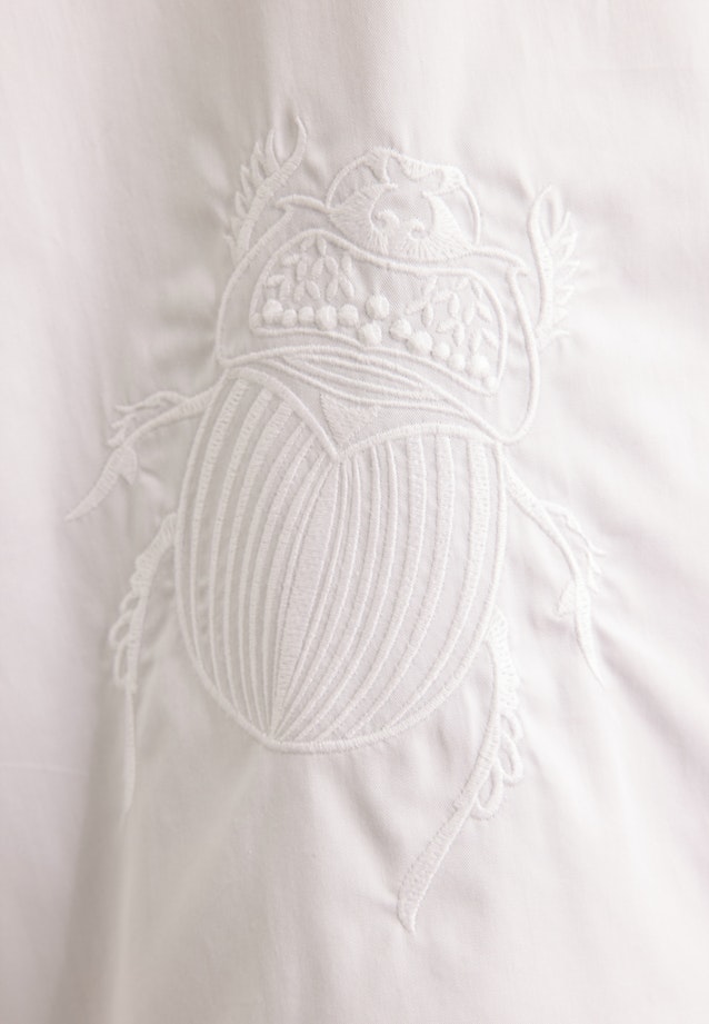 Chemisier chemise Uni in Blanc |  Seidensticker Onlineshop