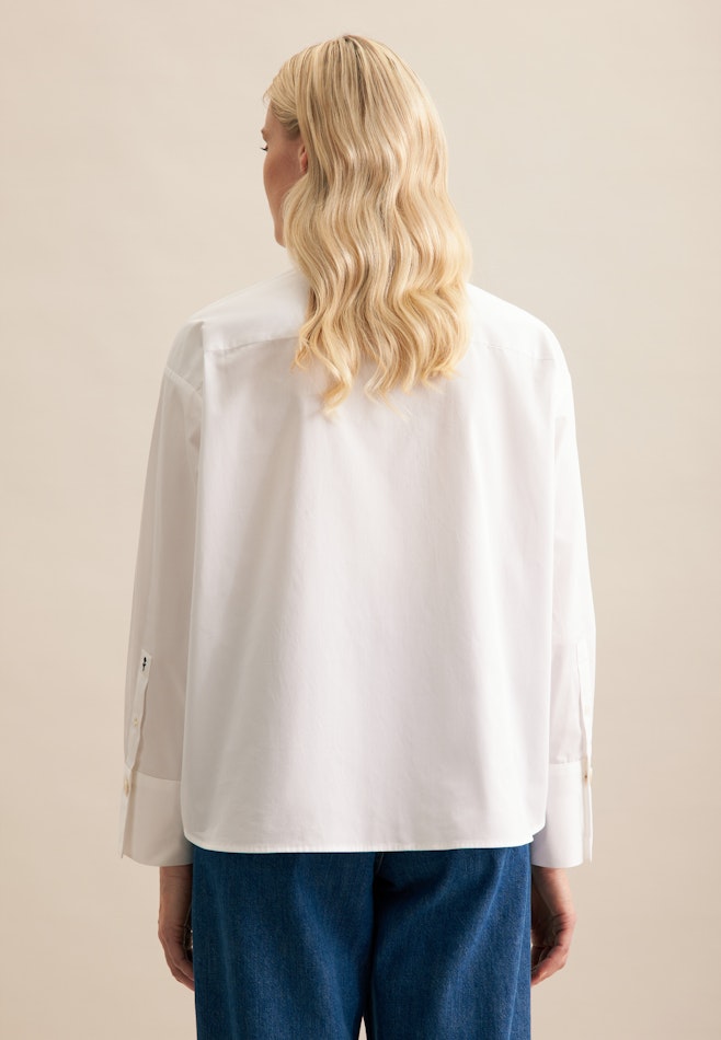 Hemdbluse Uni dans Blanc | Boutique en ligne Seidensticker