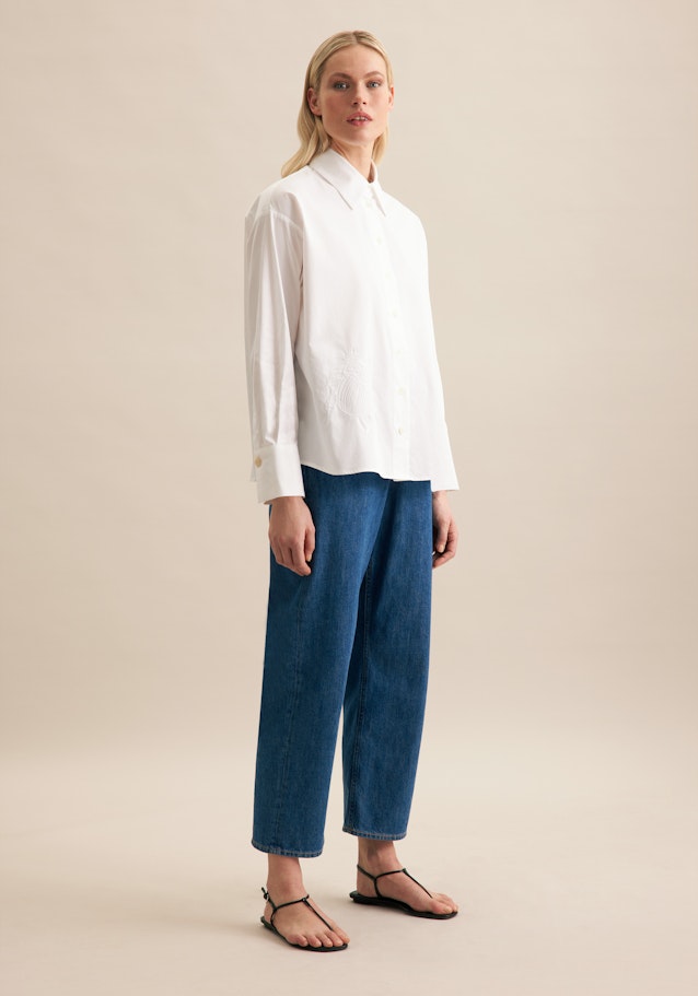 Oversized prodtyp Uni in Blanc | Seidensticker Onlineshop