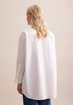 Kragen Longbluse Oversized in Weiß |  Seidensticker Onlineshop