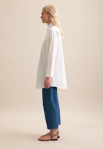 Hemdbluse Uni in Optical white |  Seidensticker Onlineshop