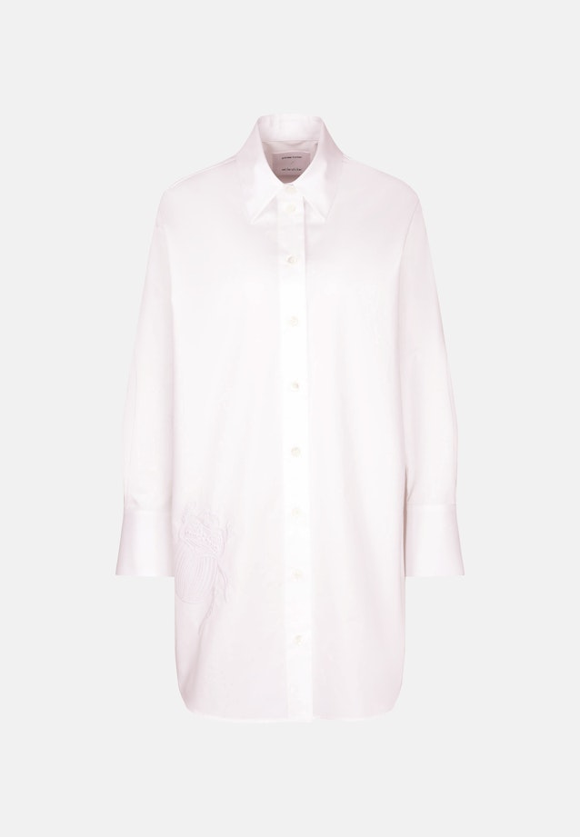 Hemdbluse Uni in Optical white |  Seidensticker Onlineshop