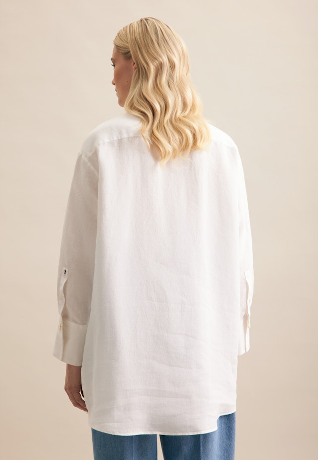 Hemdbluse Uni in White |  Seidensticker Onlineshop