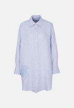 Leinen Longbluse in Mittelblau |  Seidensticker Onlineshop