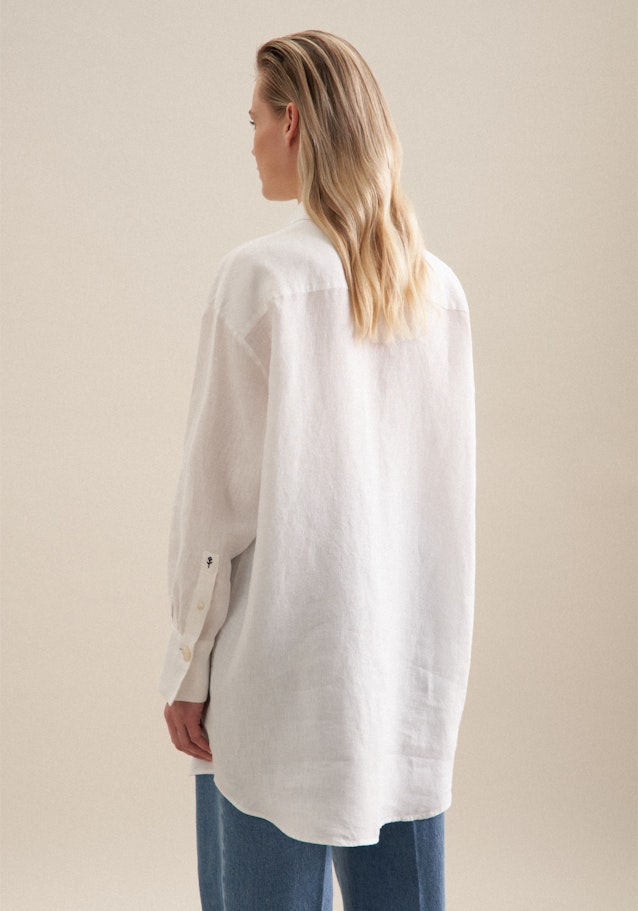 Linen Long Blouse in White | Seidensticker Onlineshop