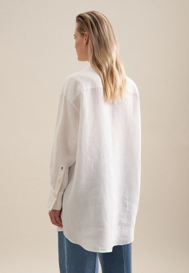 Linen Long Blouse in White | Seidensticker online shop