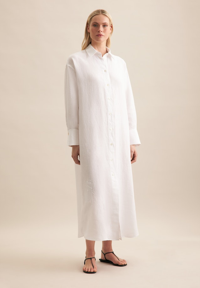 Kleid Uni in White |  Seidensticker Onlineshop