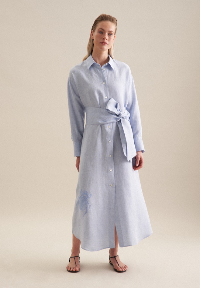 Collar Dress in Medium Blue | Seidensticker online shop