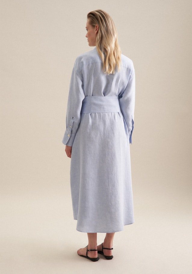 Kragen Kleid Oversized in Mittelblau | Seidensticker Onlineshop